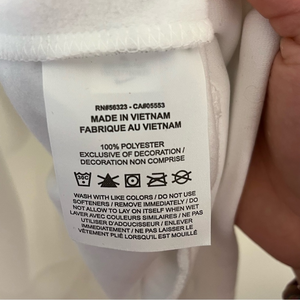 Nike White Hoodie Therma Fit Men’s Size XL - Picture 7 of 9